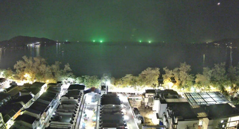 Вид на пляж Патонг с веб-камеры