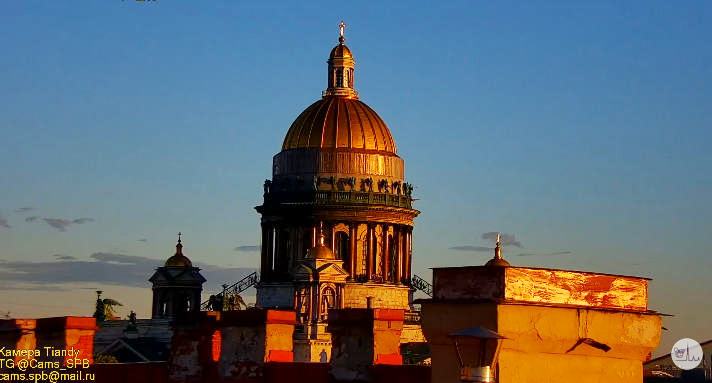 Пример изображения с веб-камеры на Адмиралтейской набережной